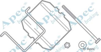 APEC BRAKING kit276 -  Комплектующие, тормозные колодки